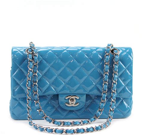 light blue Chanel bag